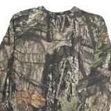 FIELD & STREAM Mens Green Camouflage Print Long Sleeve Crew Neck T-Shirt S