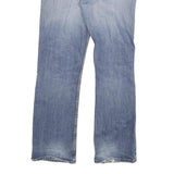 LEVI'S 501 Mens Jeans Blue Regular Straight Denim Medium W34 L30 Classic Button