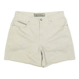 NO EXCUSES Womens Shorts Cream Casual Plain M W30 Cotton Blend Summer