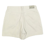 NO EXCUSES Womens Shorts Cream Casual Plain M W30 Cotton Blend Summer