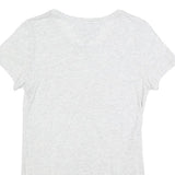 TOMMY JEANS Womens White L Graphic T-Shirt Short Sleeve Crew Neck Cotton Blend
