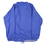 ARTISTO JAC Mens Blue Coach Jacket L Polyester Blend Button Casual Lightweight