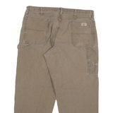 DICKIES Mens Jeans Beige Relaxed Straight Denim Medium W38 L30 Workwear Zip