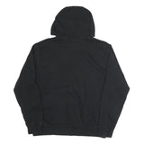 NIKE Mens Black Basketball Logo Pullover Hoodie L Cotton Blend Casual Sportswear