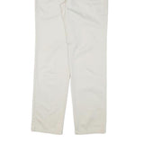DOCKERS Womens Cotton Blend White Regular Fit Straight Leg Trousers W30 L33