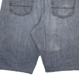 WRANGLER Mens Denim Blue Casual Shorts 2XL W36 Cotton Blend Comfortable Fit