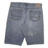 WRANGLER Mens Denim Blue Casual Shorts 2XL W36 Cotton Blend Comfortable Fit