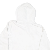 CHAMPION Womens White Pullover Hoodie S Cotton Blend Casual Sportswear