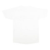 MILLER Mens White Alpha Omega Gymnastics Graphic T-Shirt L Short Sleeve Crew