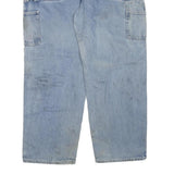 CARHARTT Mens Regular Fit Blue Denim Jeans W40 L30 Workwear Zip Closure