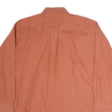 NAUTICA Mens Rust Orange Cotton Button-Down Shirt 2XL Classic Fit