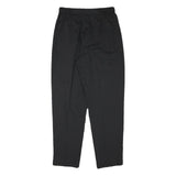 QUATTRO Womens Black Relaxed Tapered Trousers W28 L29 Tailored Polyester Blend