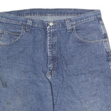WRANGLER Mens Denim Blue Cargo Shorts L W38 Cotton Casual Summer