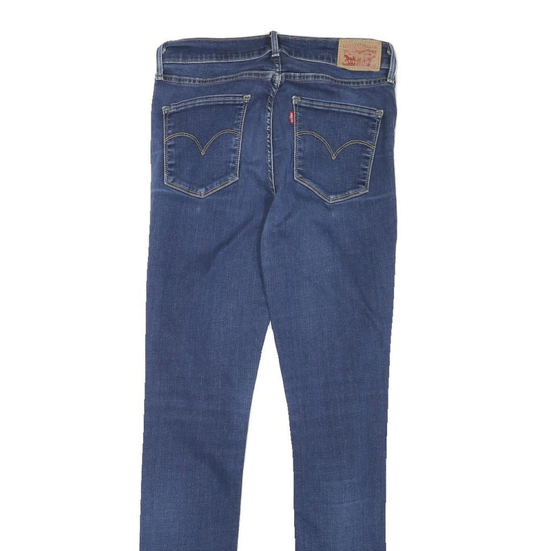 LEVI'S Womens Jeans Blue Slim Skinny Denim Medium Wash W27 L31 Classic Zip Fly