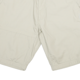 FJALLRAVEN Womens Shorts Beige Casual XL W38 Outdoor Lightweight Polyester Blend