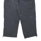 DICKIES Mens Cotton Blend Black Regular Fit Straight Leg Trousers W40 L23