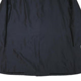 SANYO Mens Black Button Jacket 4XL Polyester Blend Classic Plain Lightweight