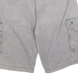 CARHARTT Mens Shorts Grey Relaxed Fit XL W38 Cargo Cotton Blend Pocket