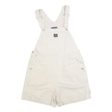 ROUTE 66 Womens Cream Cotton Blend Short Dungarees M W32 L4 Casual Relaxed Fit