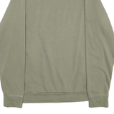 ADIDAS Mens Green Crew Neck M Cotton Blend Sweatshirt Logo Casual Pullover