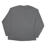 NFL Mens Grey Super Bowl XLVI Long Sleeve Crew Neck Cotton Blend 2XL T-Shirt