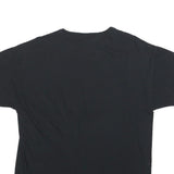 RUSSELL ATHLETIC Mens Black Lacrosse Graphic T-Shirt M Short Sleeve Crew Neck