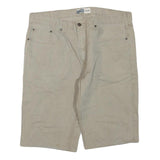 LEVI'S Mens Beige Casual Shorts XL W38 Cotton Blend Straight Fit