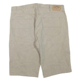 LEVI'S Mens Beige Casual Shorts XL W38 Cotton Blend Straight Fit