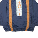 EARTHBOUND Mens Navy & Orange Casual Zip Jacket XL Polyester Blend Sporty