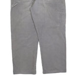 DICKIES Mens Cotton Blend Grey Relaxed Straight Trousers W36 L28 Workwear