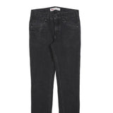 LEVI'S 510 Girls Jeans Black Slim Skinny Denim Dark W28 L31 Stretch Cotton