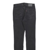 LEVI'S 510 Girls Jeans Black Slim Skinny Denim Dark W28 L31 Stretch Cotton
