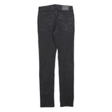 LEVI'S 510 Girls Jeans Black Slim Skinny Denim Dark W28 L31 Stretch Cotton