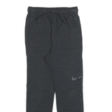 NIKE Boys Joggers Black Classic Tapered L W25 L25 Cotton Sportswear