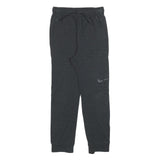 NIKE Boys Joggers Black Classic Tapered L W25 L25 Cotton Sportswear