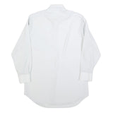 KAUF Mens White Shirt S Classic Formal Button-Up Long Sleeve Polyester