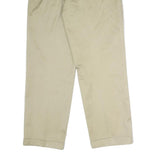 NAUTICA Mens Cotton Beige Regular Straight Leg Trousers W33 L32 Casual Classic