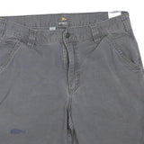 CARHARTT Mens Shorts Grey Workwear M W34 Cotton Blend Casual Durable