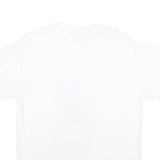 2PAC Mens White Graphic T-Shirt L Short Sleeve Crew Neck Tupac Rapper