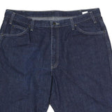 DICKIES Mens Denim Blue Casual Shorts M W40 Workwear Relaxed Fit Cotton