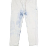 LEVI'S Womens Jeans Blue & White Regular Straight Denim Light W30 L33 Classic