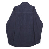 DAKOTA GRIZZLY Mens Navy Cotton Shirt M Casual Button-Up Long Sleeve Classic