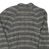 BLACKY DRESS Womens Black Grey Check Jacket M Linen Blend Button Closure Classic