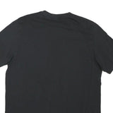 ADIDAS Mens Black Three Stripe Life Graphic T-Shirt M Short Sleeve Crew Neck