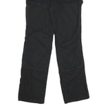 CARHARTT Womens Black Cotton Blend Loose Fit Straight Leg Trousers W30 L32