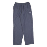 REEBOK Womens Joggers Navy Blue Slim Straight UK 14 W28 L30 Casual Tracksuit