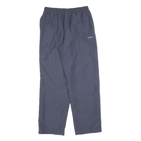 REEBOK Womens Joggers Navy Blue Slim Straight UK 14 W28 L30 Casual Tracksuit