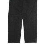 WRANGLER Mens Black Regular Straight Denim Jeans W36 L30 Classic Cotton Zip