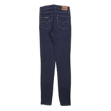 LEVI'S 721 Womens Slim Jeans Blue Denim W27 L32 Stretch Zip Closure