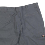 DICKIES Mens Shorts Grey Casual XL W38 Workwear Cotton Blend Comfortable
